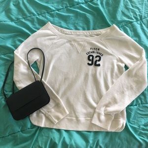 Abercrombie & Fitch White Sweater